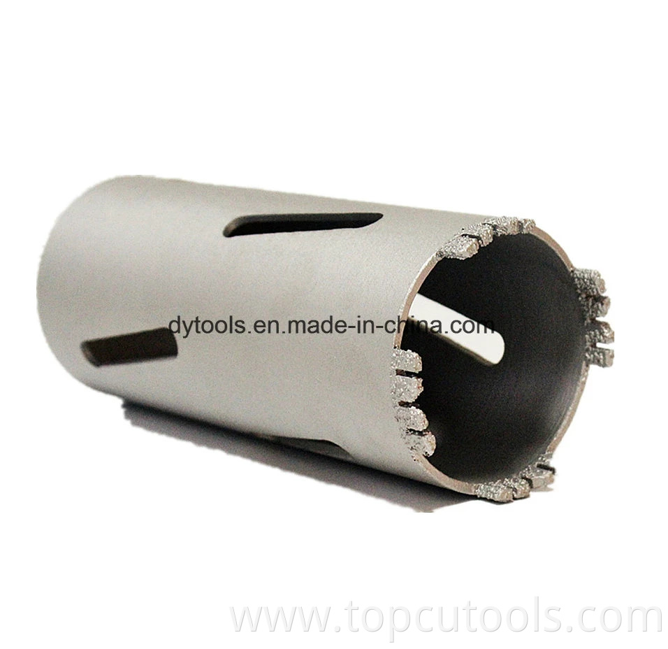 Vacuum Brazed Diamond Core Drill Bit for Drilling Stone Material and Glass Manufacturer